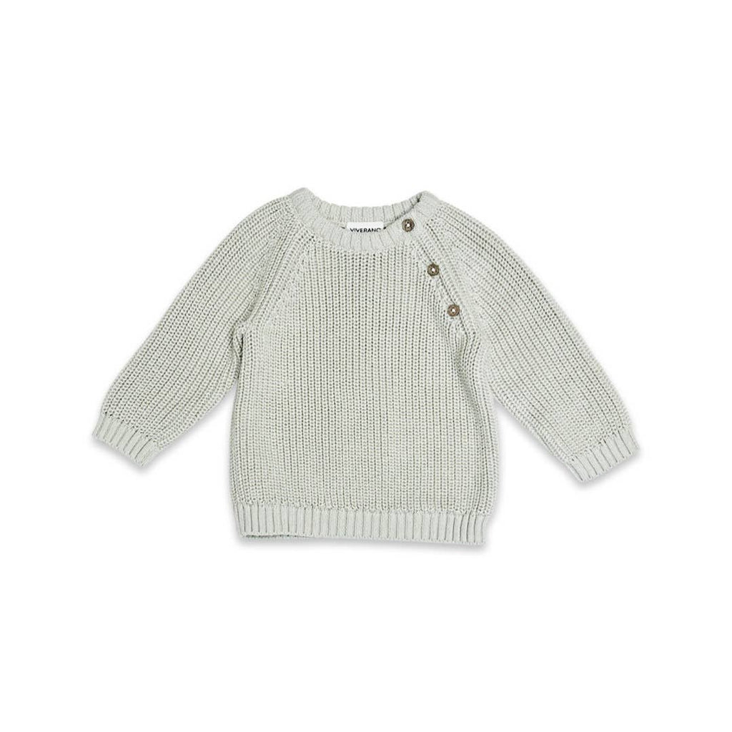 Organic Cotton Chunky Knit Baby Pullover Sweater