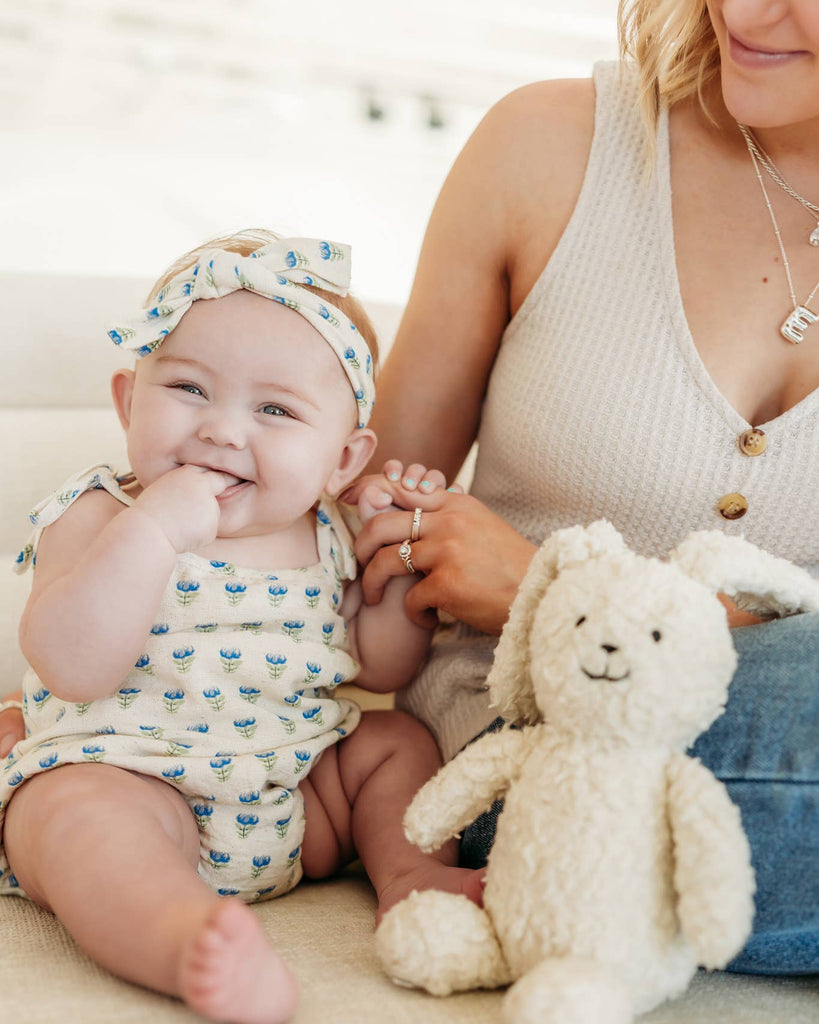 Jojo Lil Bunny Sherpa Knit Stuffed Animal Plush Toy