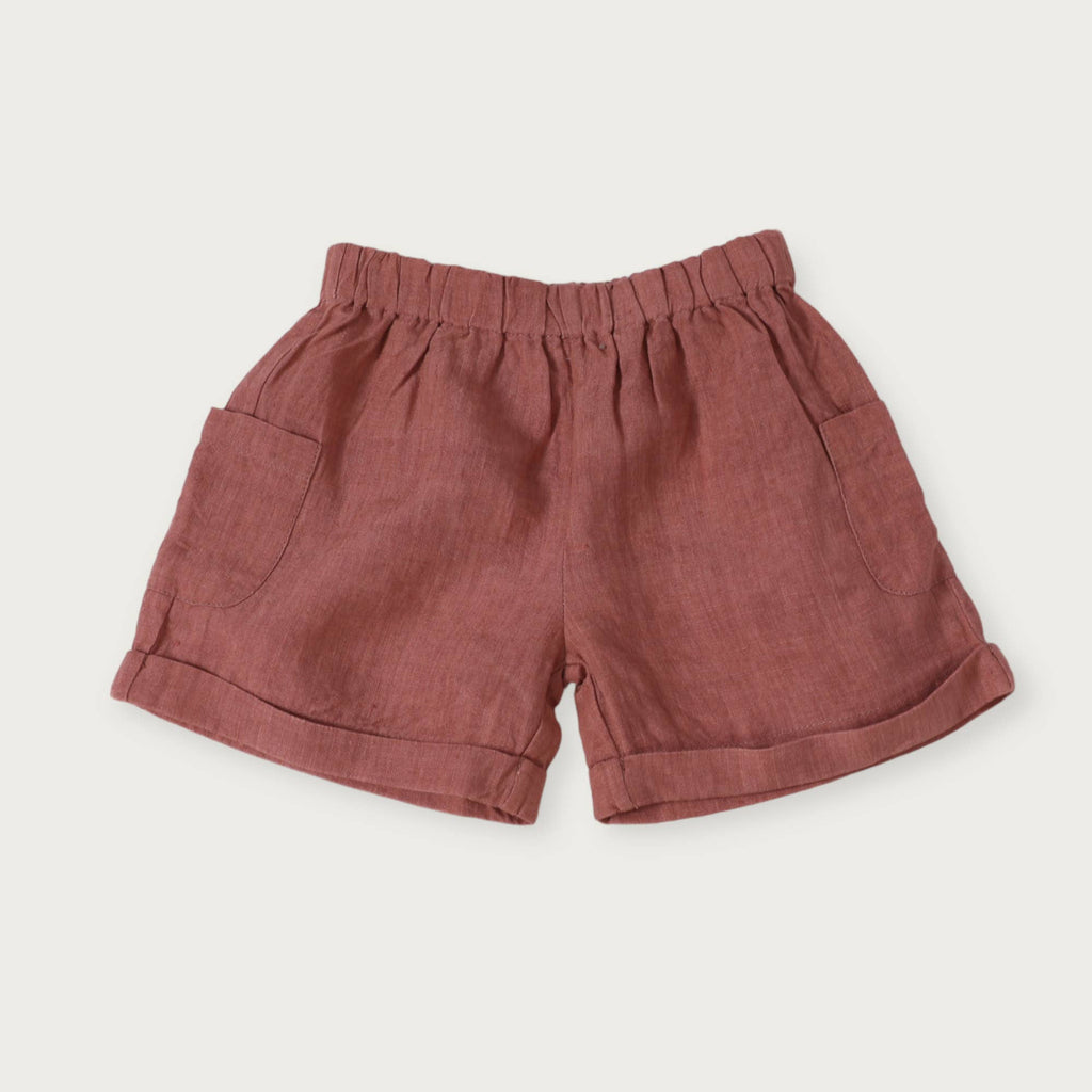 Laurence Mandarin Collar Shirt + Short Set