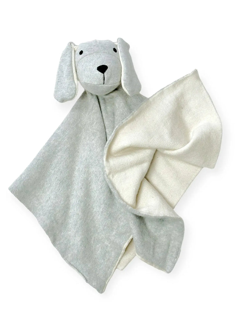Organic Cotton Baby Lovey Security Blanket - Puppy Dog