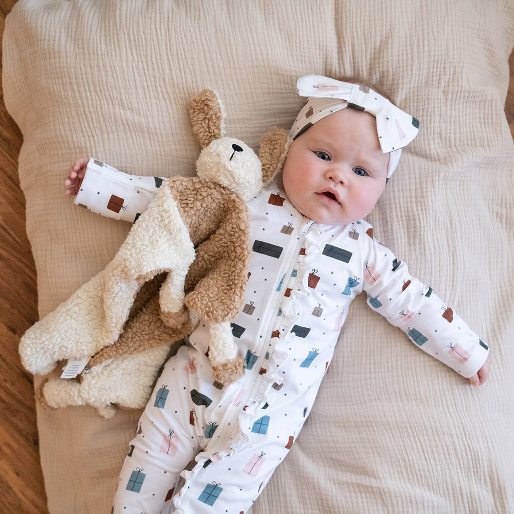 Puppy Dog Organic Cotton Sherpa Security Blanket