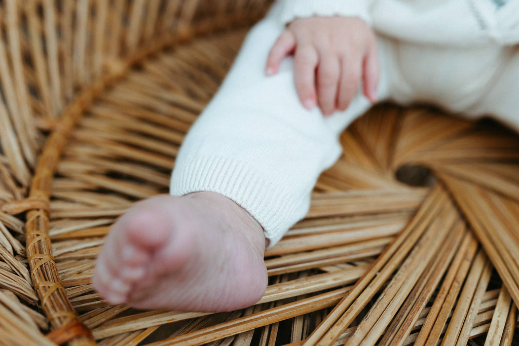 Sweater Knit Organic Baby Legging Pants
