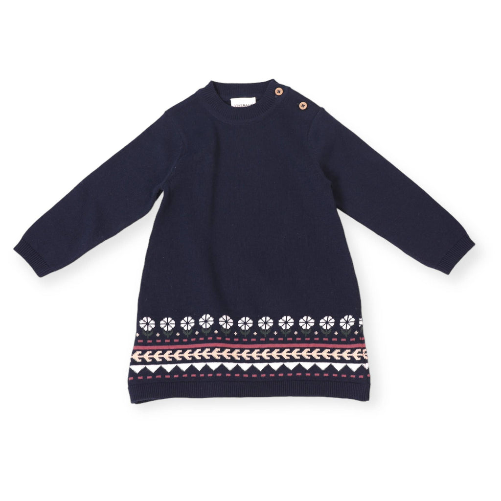 Fair Isle Organic Cotton Sweater Knit Dress Fair Isle Organic Cotton Sweater Knit Dress