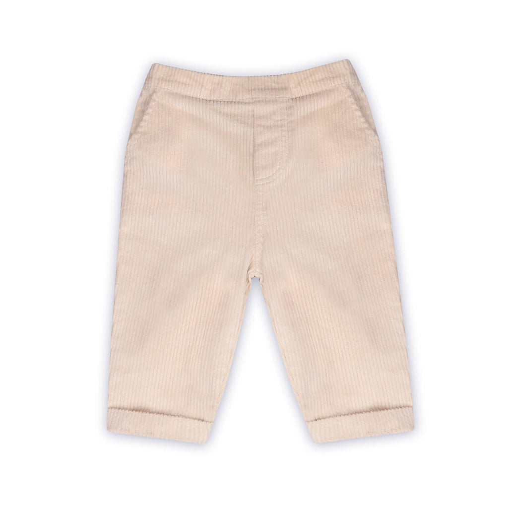 Arden Gingham Organic Cotton Baby Shirt & Corduroy Pant Set