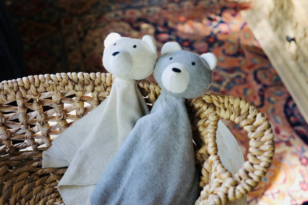 Bear Lovey Security Blanket