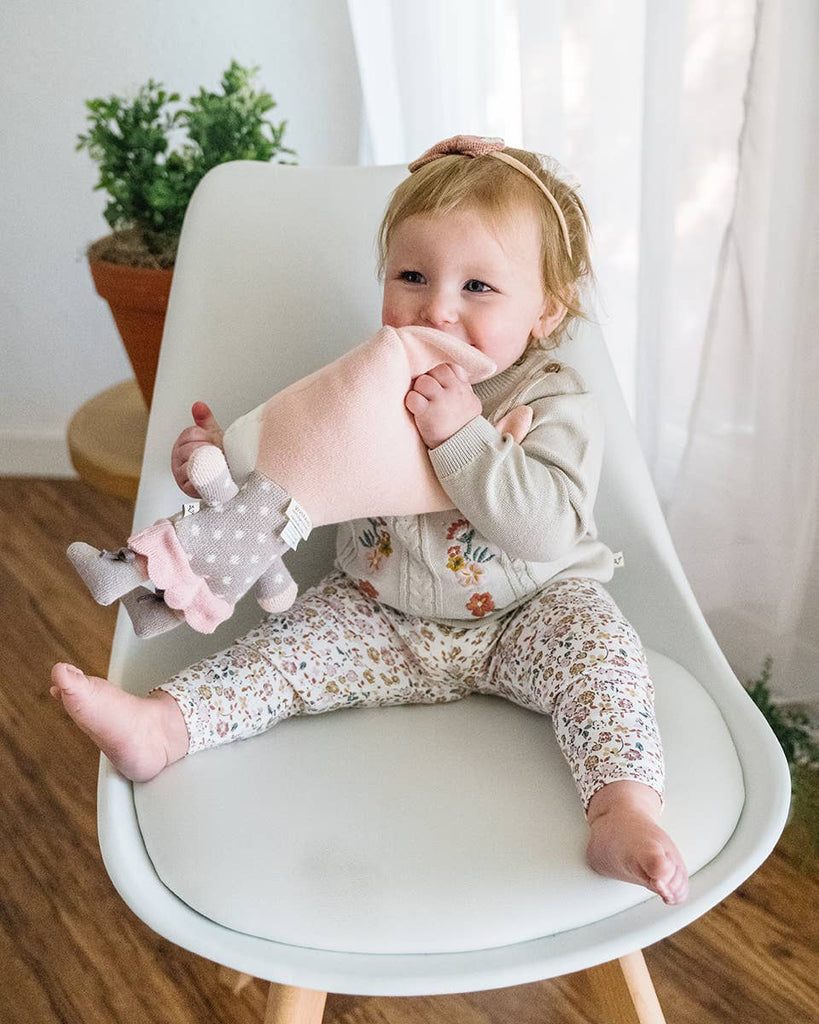 Floral Organic Cotton Jersey Knit Leggings