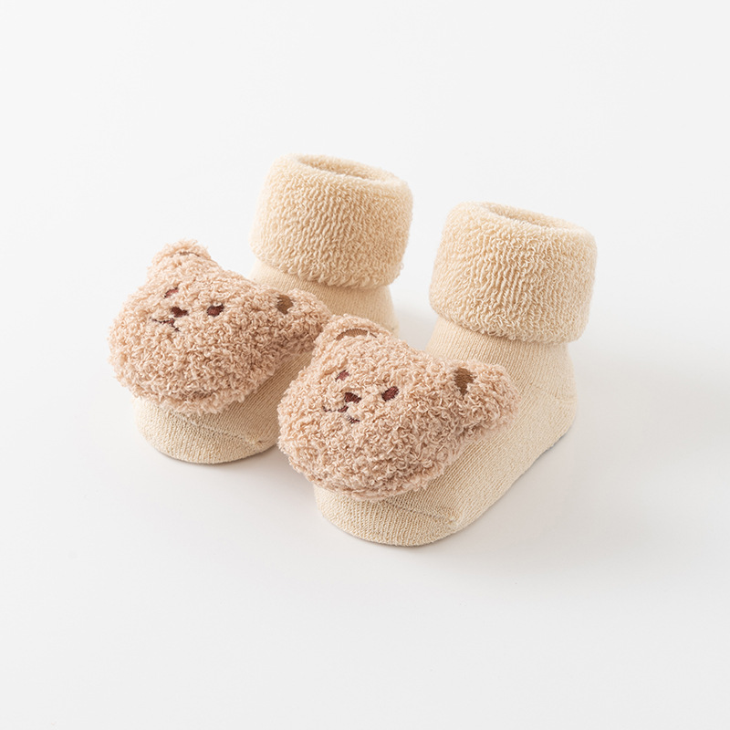 Annie & Charles® Bear Socks with Non-Slip Sole