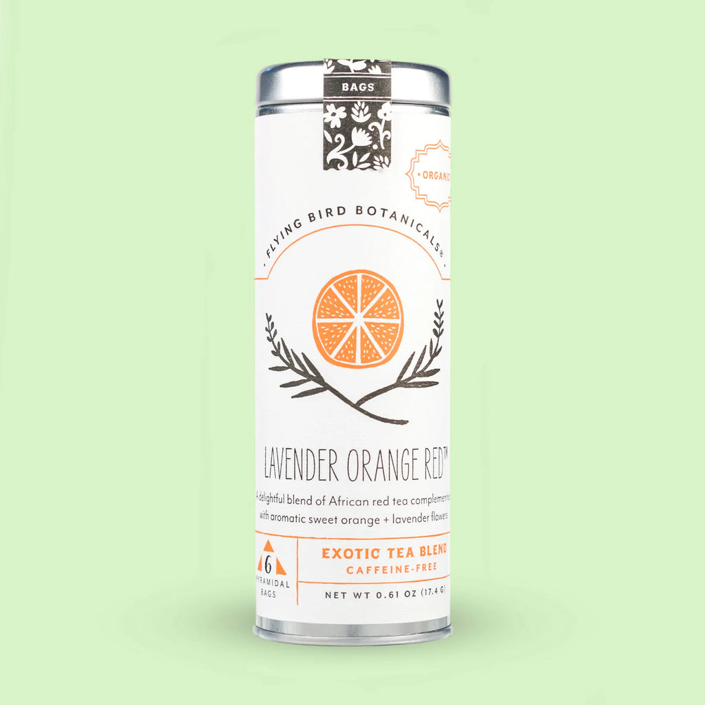Lavender Orange Red Exotic Tea Blend