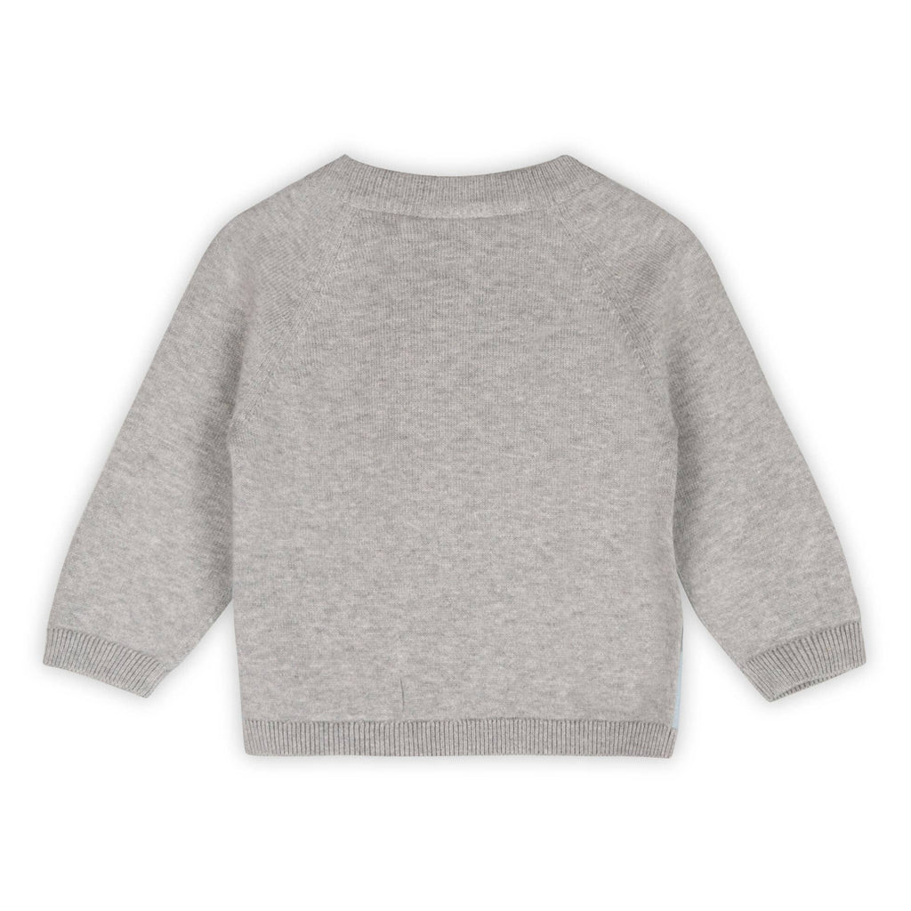Skating Polar Bear Jacquard Knit Baby Raglan Pullover