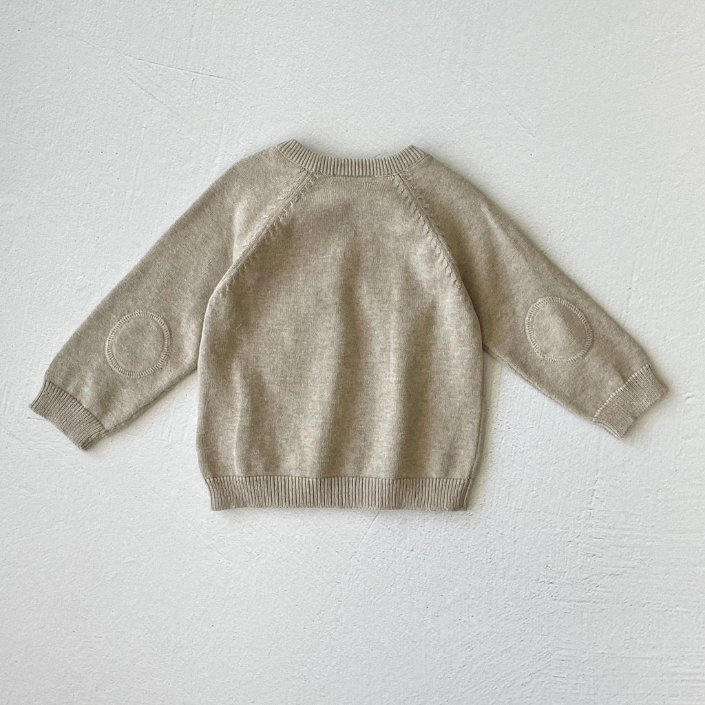 Milan Raglan Pullover Baby Sweater Knit - Organic Cotton