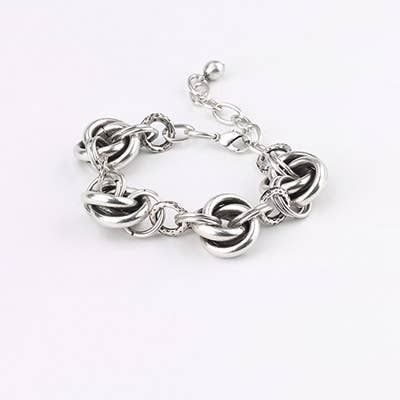 Swirl Link Bracelet