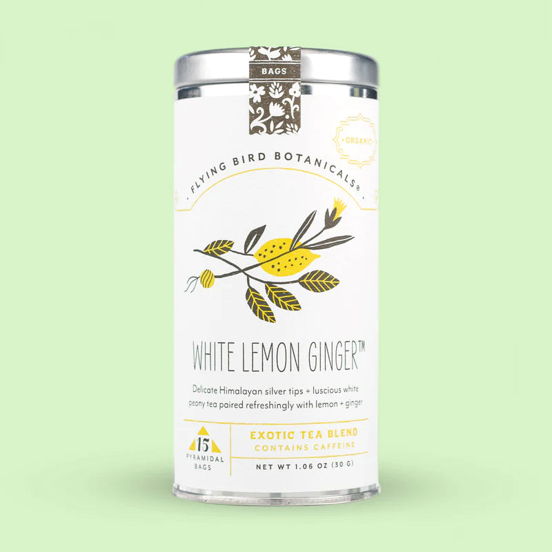 White Lemon Ginger Exotic Tea Blend