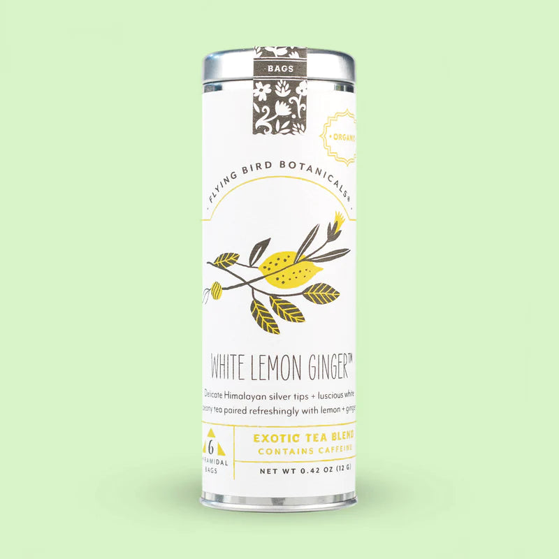 White Lemon Ginger Exotic Tea Blend