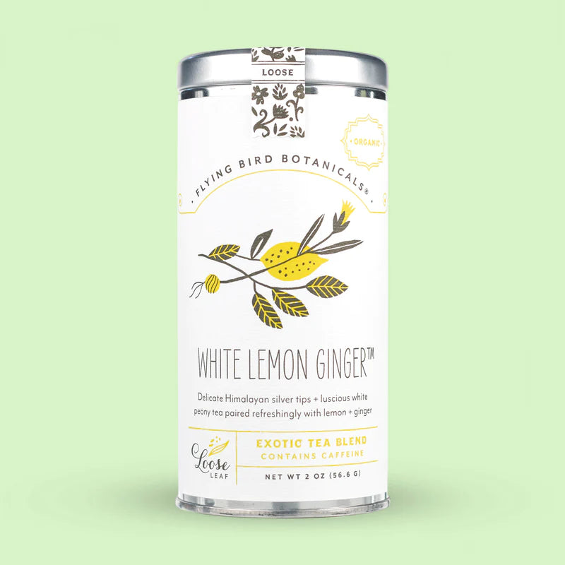 White Lemon Ginger Exotic Tea Blend