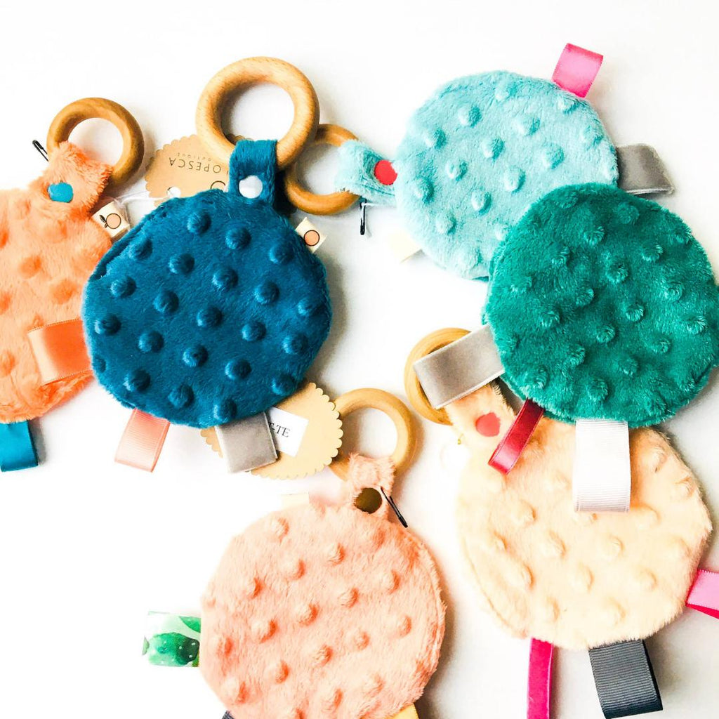 Plush Baby Crinkle Teething Toy