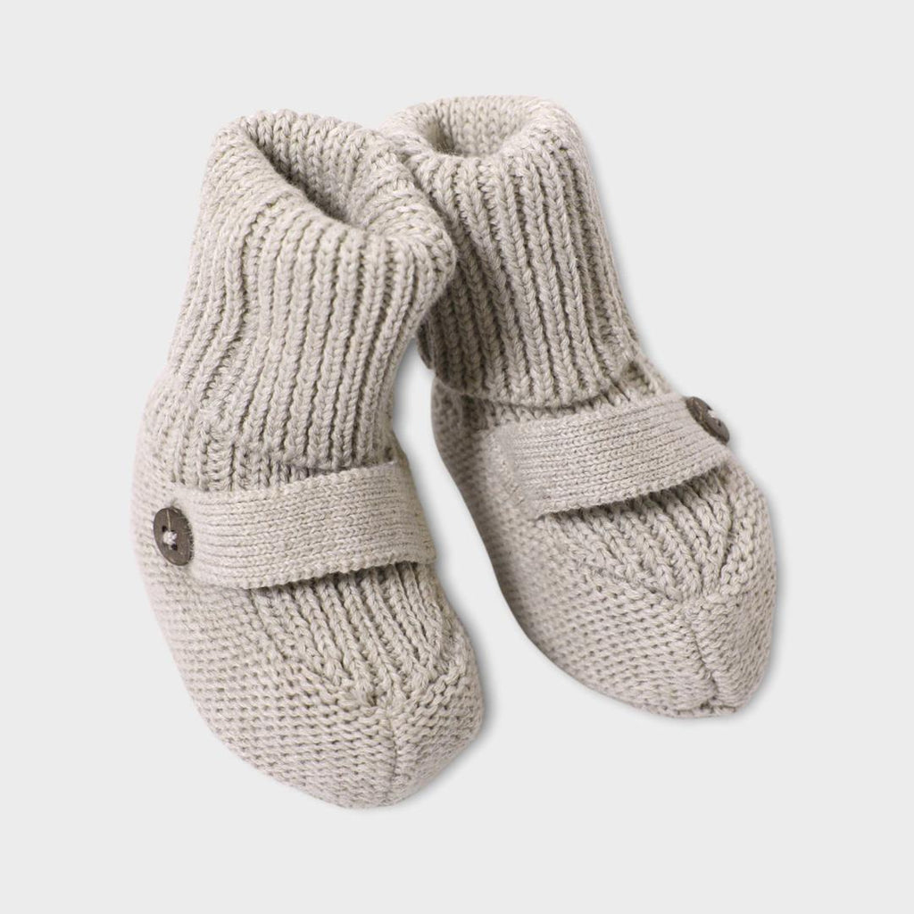 Milan Earthy Sweater Knit Baby Booties