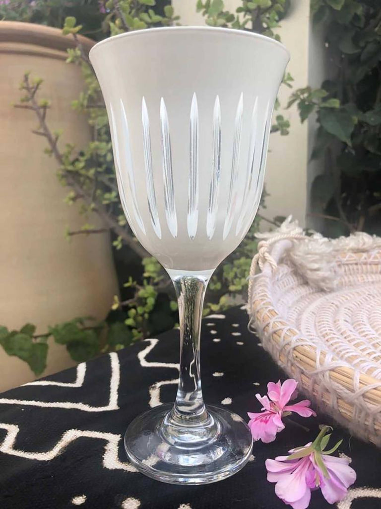 SET OF 6 White Versaille - Wine