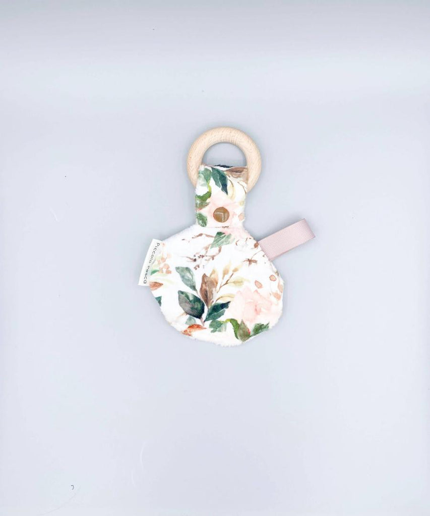 Plush Baby Crinkle Teething Toy - Garden Floral