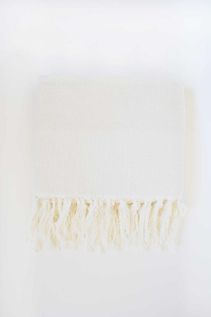 Herringbone Cotton Throw