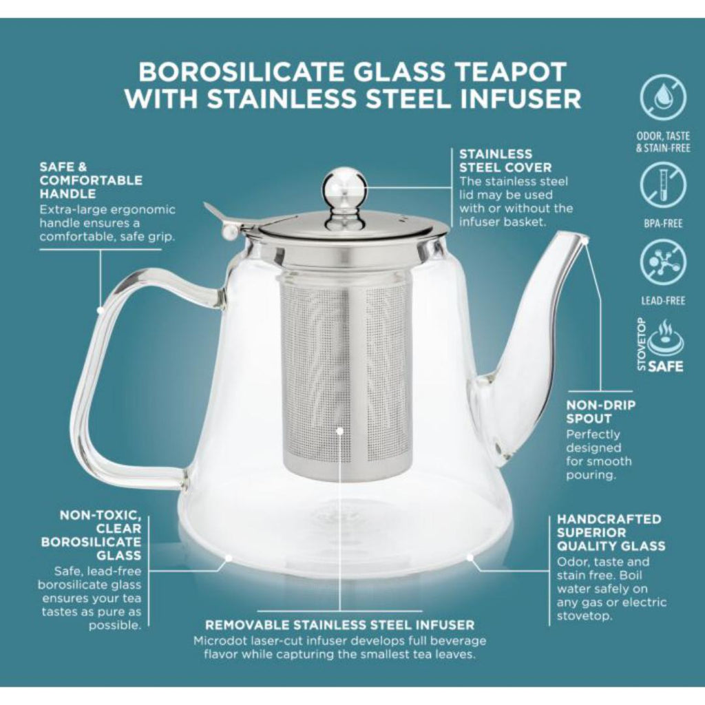 Siena Teapot with Removable Infuser